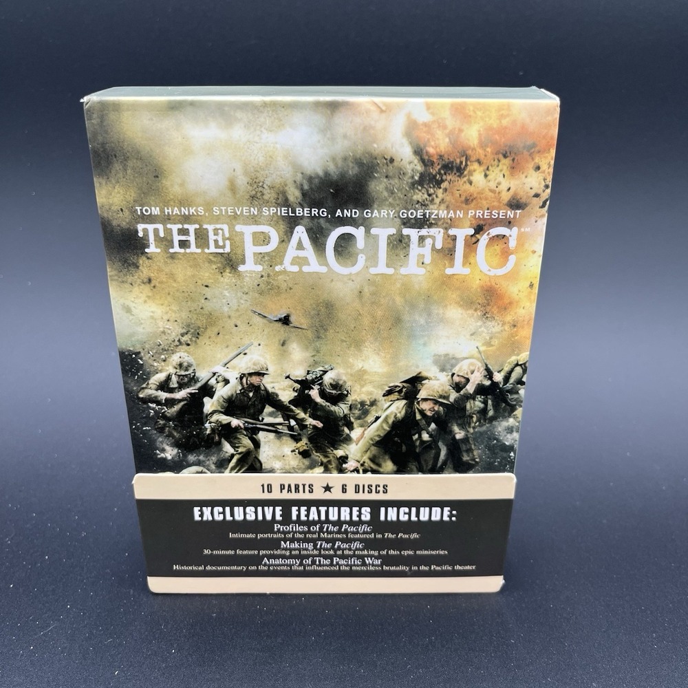 Steven Spielberg THE PACIFIC DVD 2010 Tom Hanks Steelbox W/Slipcover